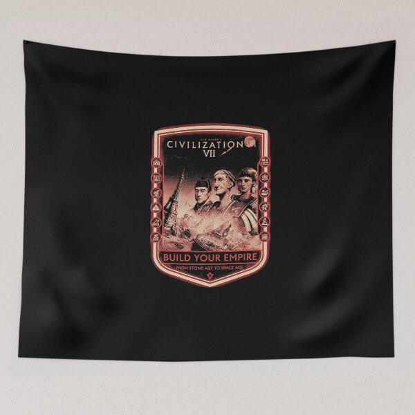 Item preview, Civilization I Build Your Empire Classic red designed and sold by El Hermano Gym.