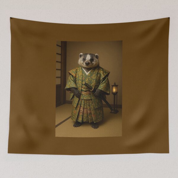 Item preview, Samurai Badger designed and sold by Tridentulus.