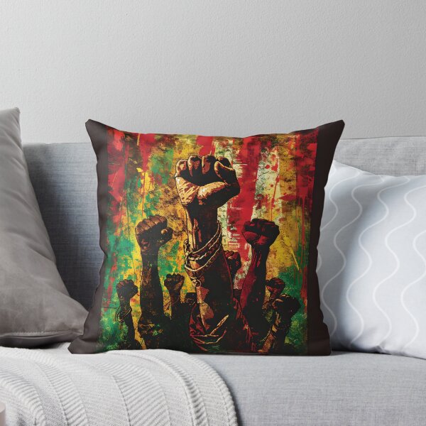 Item preview, Powerful Juneteenth Unity Fists – African Pride Art Poster designed and sold by sticky10.