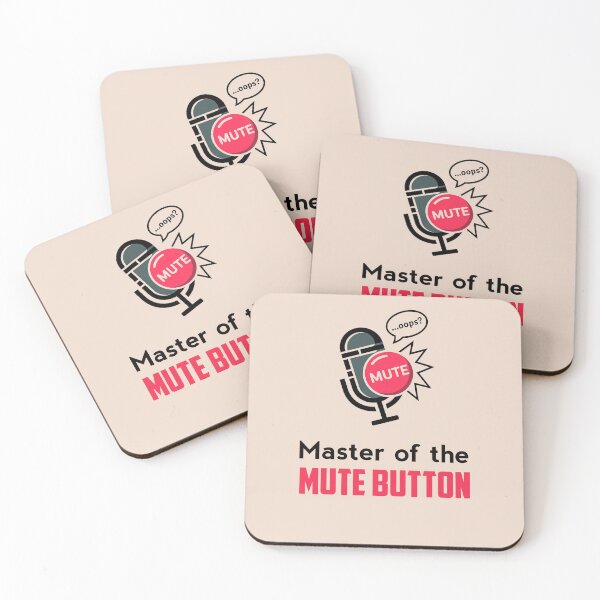 Item preview, Master of the Mute Button - Red designed and sold by ushcodex.