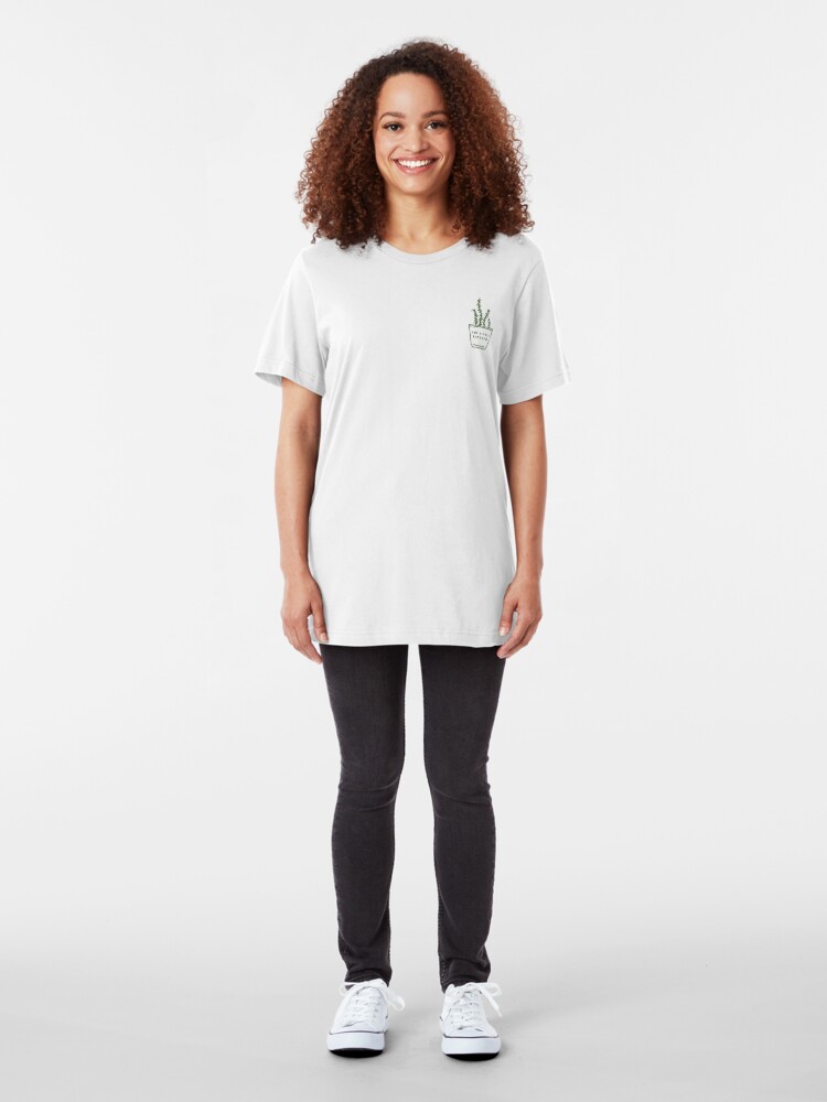 Alternate view of The Little Kitchen: Olive Logo Slim Fit T-Shirt