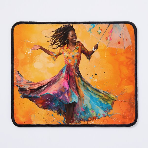 Item preview, Joyful Splash Dance – Vibrant Afrocentric Umbrella Art designed and sold by sticky10.