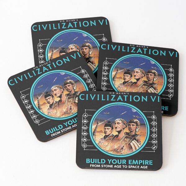 Item preview, Civilization VI Build Your Empire Minimalist Poster designed and sold by El Hermano Gym.