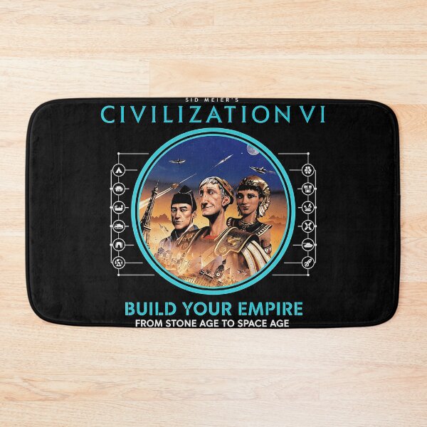 Item preview, Civilization VI Build Your Empire Minimalist Poster designed and sold by El Hermano Gym.