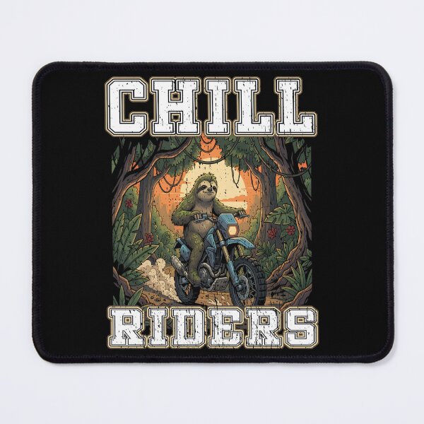 Item preview, CHILL RIDERS sloth riding dual sport motorcycle for more relaxed riders not fastest but not slowest either just enjoying the trails and adventures on motorcycle designed and sold by Jt41.