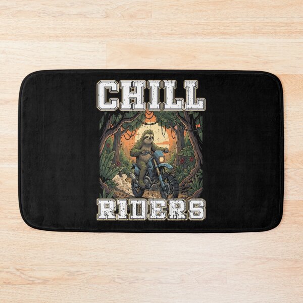 Item preview, CHILL RIDERS sloth riding dual sport motorcycle for more relaxed riders not fastest but not slowest either just enjoying the trails and adventures on motorcycle  designed and sold by Jt41.