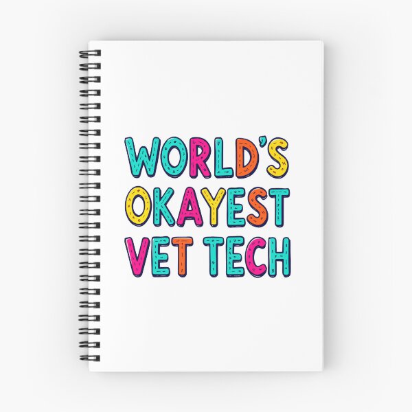 Item preview, World’s Okayest Vet Tech Funny Pet Care thank you designed and sold by SkeletonsDanger.