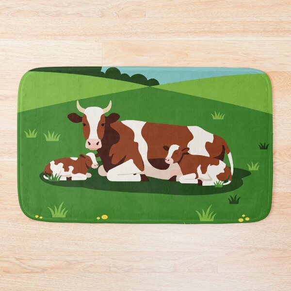 Item preview, A cow and two calves designed and sold by Design4uStudio.