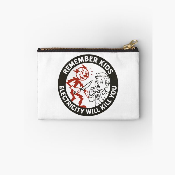 Item preview, Remember Kids Electricity Will Kill You Funny Warning Funny Thank You designed and sold by SkeletonsDanger.