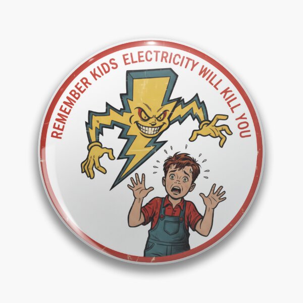 Item preview, Remember Kids Electricity Will Kill You Safety Humor Funny Thank You designed and sold by SkeletonsDanger.