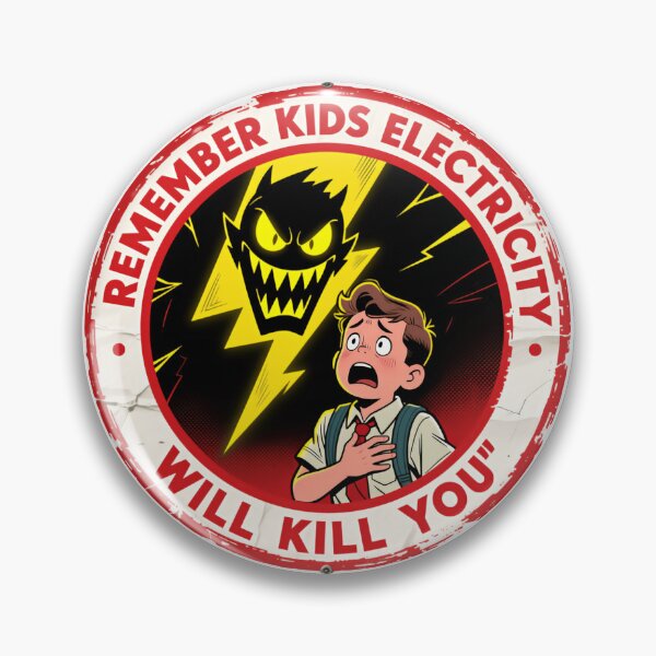 Item preview, Remember Kids Electricity Will Kill You Funny Danger Thank You designed and sold by SkeletonsDanger.