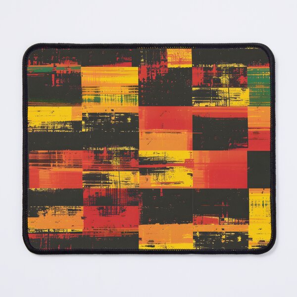 Item preview, Pan‑African Plaid Grunge – Red Gold Green Seamless Pattern designed and sold by sticky10.