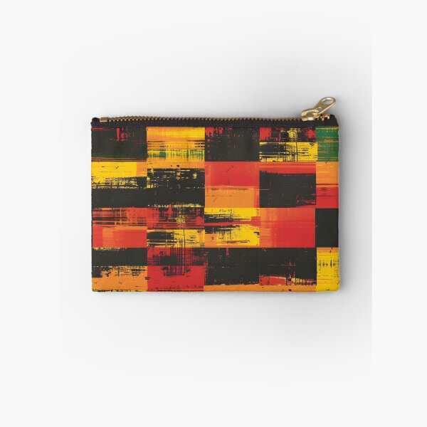 Item preview, Pan‑African Plaid Grunge – Red Gold Green Seamless Pattern designed and sold by sticky10.