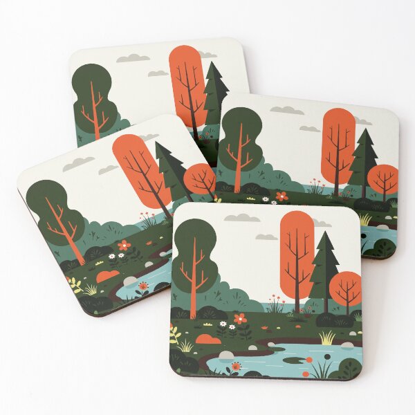 Item preview, Paisaje de estilo minimalista designed and sold by Design4uStudio.