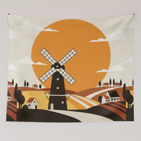 Item preview, Rural landscape designed and sold by Design4uStudio.