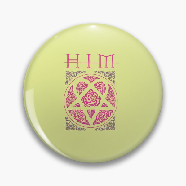 Item preview, Heartagram-Him-Band-Tee-Heartagram-Tee-Pink-Him-Band-Logo-Essential-T-Shirt designed and sold by BrenLangosh35.