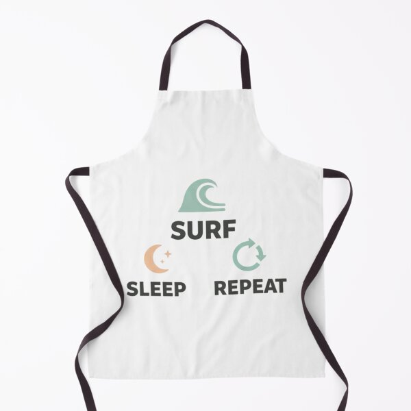 Item preview, Surf Sleep Repeat The Surfer's Mantra Minimalist Design designed and sold by DibuHumor.