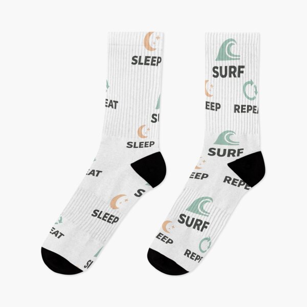 Item preview, Surf Sleep Repeat The Surfer's Mantra Minimalist Design designed and sold by DibuHumor.
