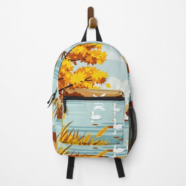 Item preview, A peaceful autumn landscape by a lake designed and sold by Design4uStudio.