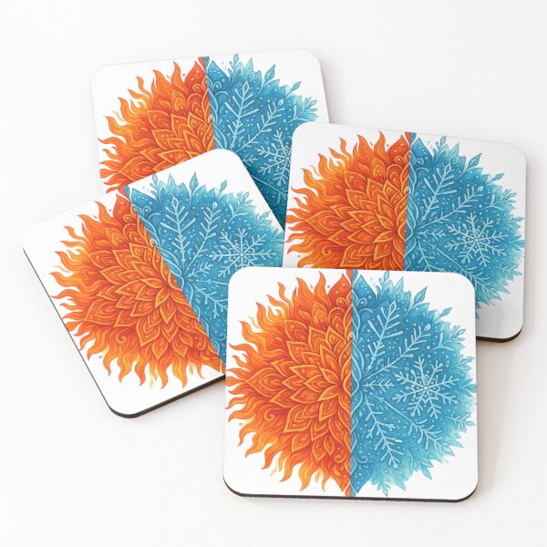 Item preview, Fire and Ice designed and sold by IgniteByYou.