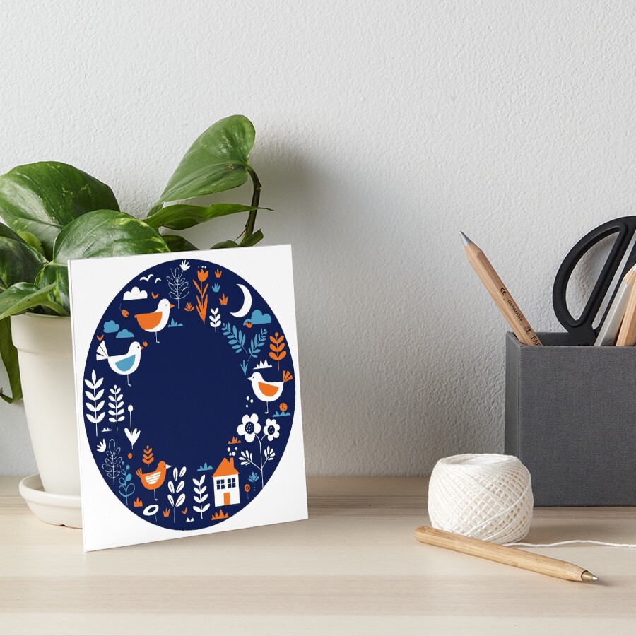 Item preview, Art Board Print designed and sold by Design4uStudio.