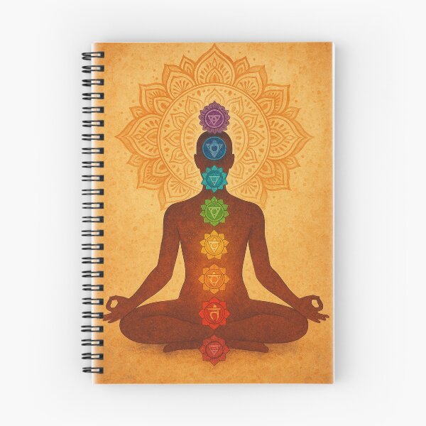 Item preview, Chakra Meditation Art - Seven Chakras Spiritual Healing Print designed and sold by YogaCreations.