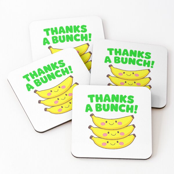 Item preview, Thanks a bunch funny bananas group thank you  designed and sold by SkeletonsDanger.
