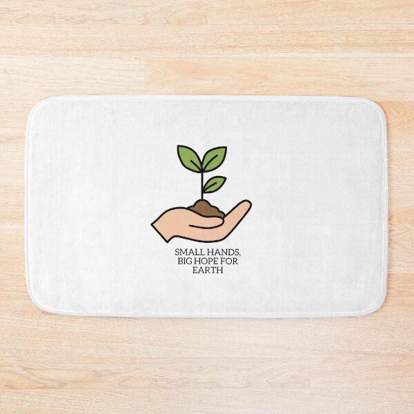 Item preview, SMALL HANDS, BIG HOPE FOR EARTH designed and sold by HasifArtCollection.