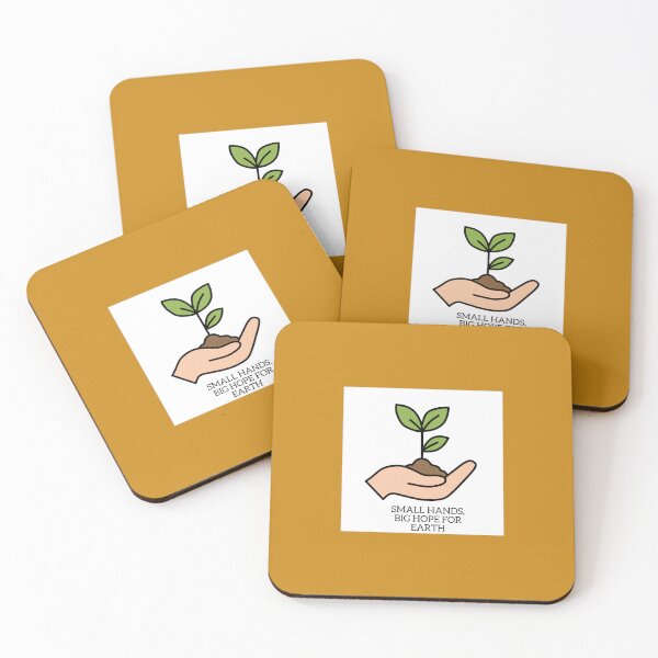 Item preview, SMALL HANDS, BIG HOPE FOR EARTH designed and sold by HasifArtCollection.