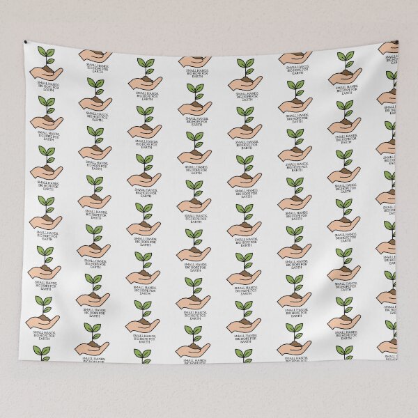 Item preview, SMALL HANDS, BIG HOPE FOR EARTH designed and sold by HasifArtCollection.