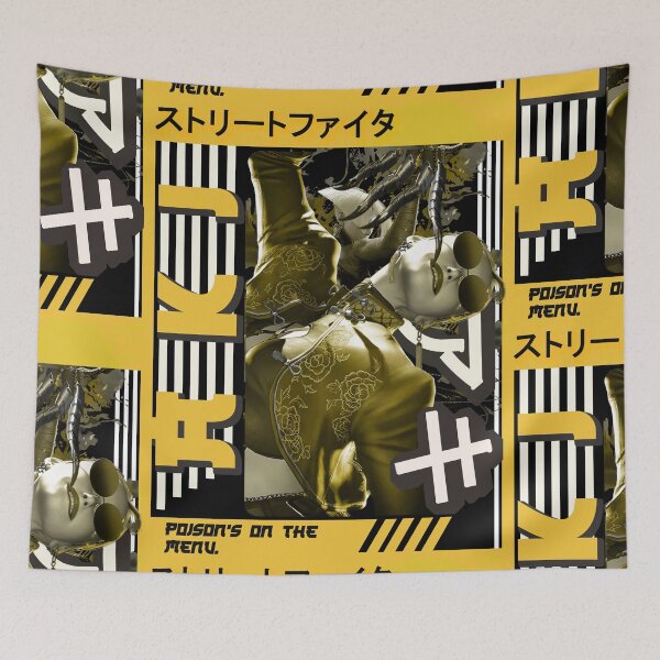 Item preview, Street Fighter A.K.I Illustration Game Art designed and sold by Back2Collage.