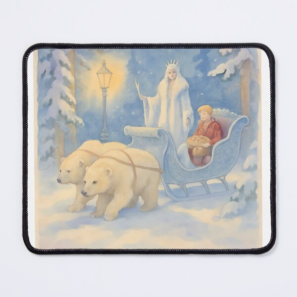 Item preview, Boy and the Queen of Ice Sleigh Ride designed and sold by ArtisticDesignsbyLinda.