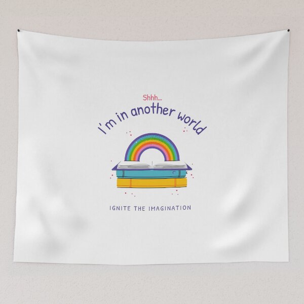 Item preview, Shhh… I’m in Another World – Imaginative Book and Rainbow Design for Dreamers designed and sold by Ani-24.