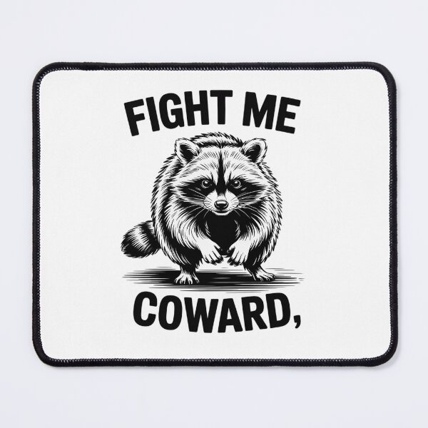 Item preview, Fight Me Coward Racerback designed and sold by RansomFlatley.