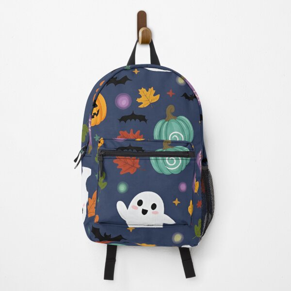 Item preview, Cute Ghost Halloween Seamless Pattern – Whimsical Pumpkin & Fall Leaf Design for Pillows, Fabric, and Seasonal Decor designed and sold by ZyxDes.