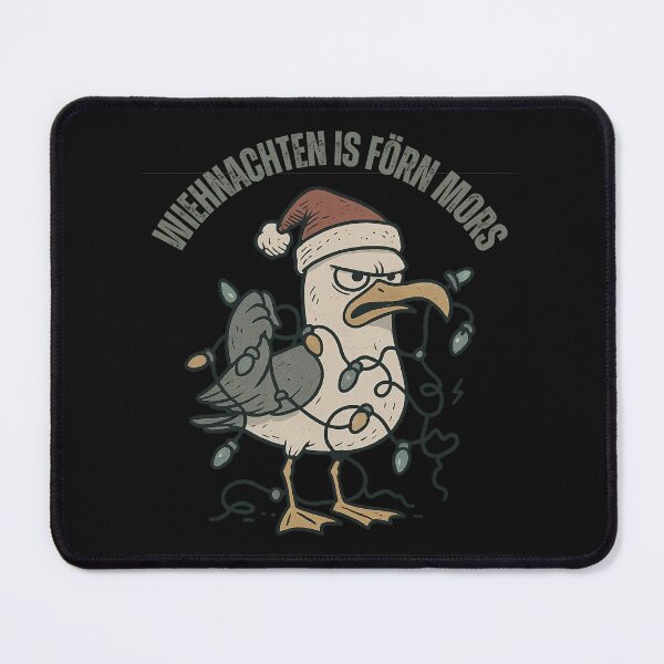 Item preview, Wiehnachten is för’n Mors – Funny Low German Christmas design with seagull designed and sold by Fies-und-Fein.