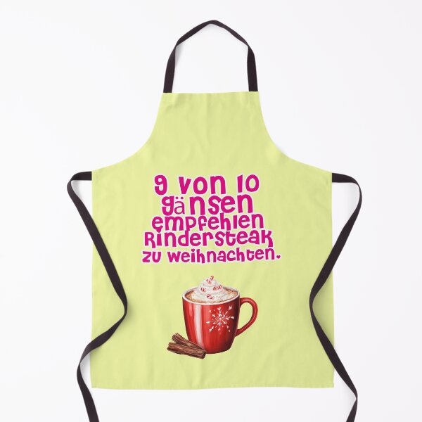 Item preview, 9 out of 10 geese recommend beef steak for Christmas, funny saying designed and sold by Mauswohn.