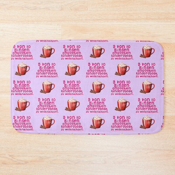 Item preview, 9 out of 10 geese recommend beef steak for Christmas, funny saying designed and sold by Mauswohn.