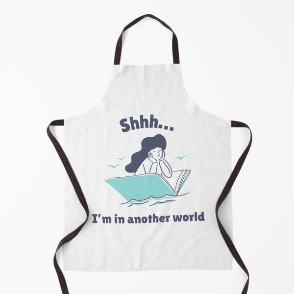 Item preview, Shhh… I’m in Another World – Girl Reading Book Design for Dreamers and Book Lovers designed and sold by Ani-24.