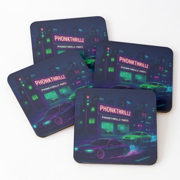 Item preview, PhonkThrillz Garage – Neon Drift Night designed and sold by PhonkThrillz .