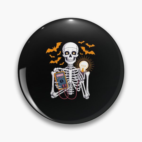 Item preview, Electrician Job Horror Skeleton designed and sold by MinaReinger.