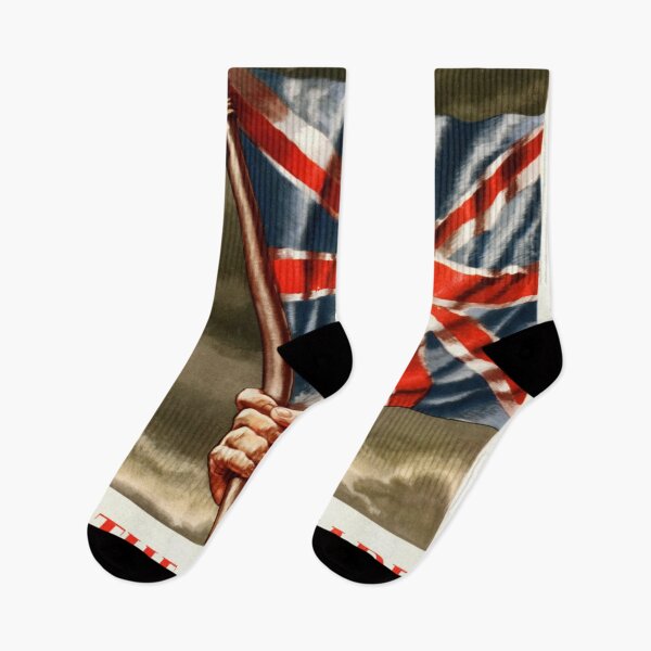 Item preview, WWII British Propaganda Poster | Join the Crusade | Buy Defence Bonds | Union Jack Flag & Torch Art | Support War Effort designed and sold by artofuniverse.
