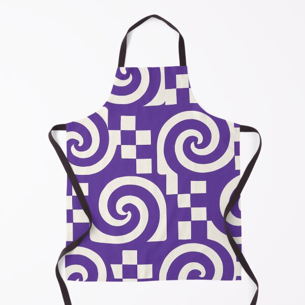 Item preview, Purple and White Spiral Checker Pattern designed and sold by SassyArtistry.