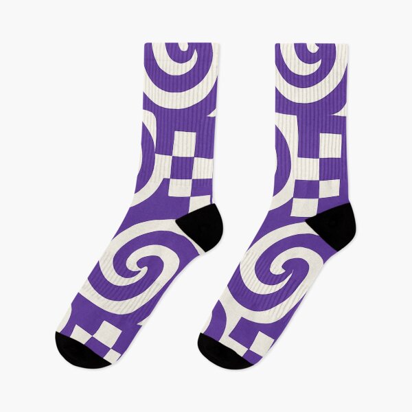 Item preview, Purple and White Spiral Checker Pattern designed and sold by SassyArtistry.