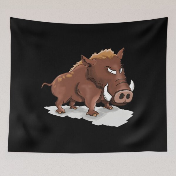 Item preview, Cartoon Wild Brown Boar designed and sold by LauraSousaSouza.