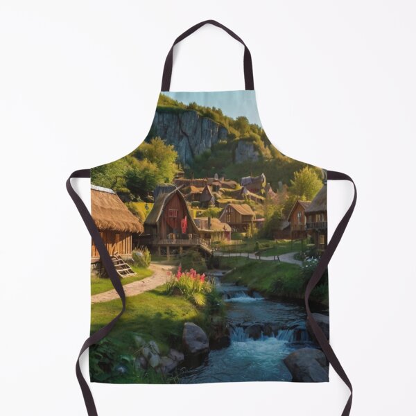 Artikelvorschau, Enchanted Village by the Waterfall entworfen und verkauft von BlareBlare.