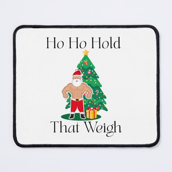 Item preview, Muscular Santa Christmas Shirt | Funny Fit Santa Claus Design | Ho Ho Hold That Weight designed and sold by luckyhue.