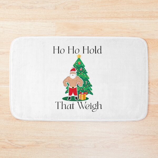 Item preview, Muscular Santa Christmas Shirt | Funny Fit Santa Claus Design | Ho Ho Hold That Weight designed and sold by luckyhue.