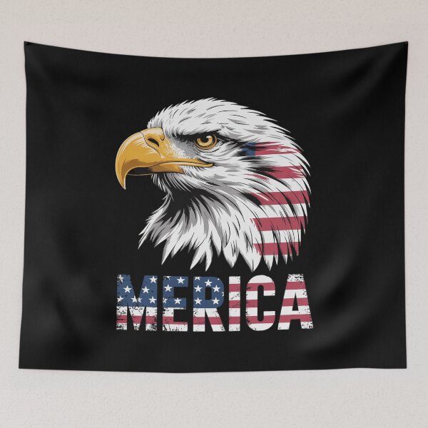 Item preview, Eagle Mullet 4th Of July USA American Flag Merica designed and sold by RansomFlatley.
