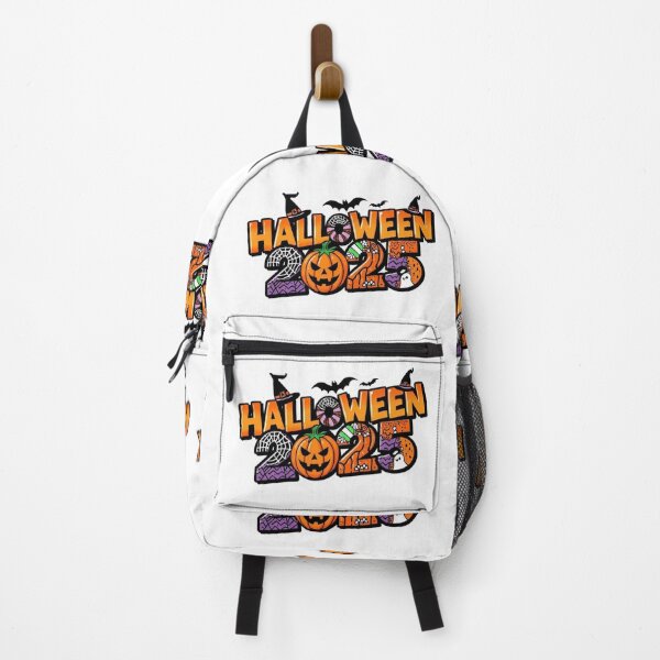 Item preview, Halloween 2025 Celebration – Spooky Fun Pumpkin & Bat Design designed and sold by ArtivaNest.